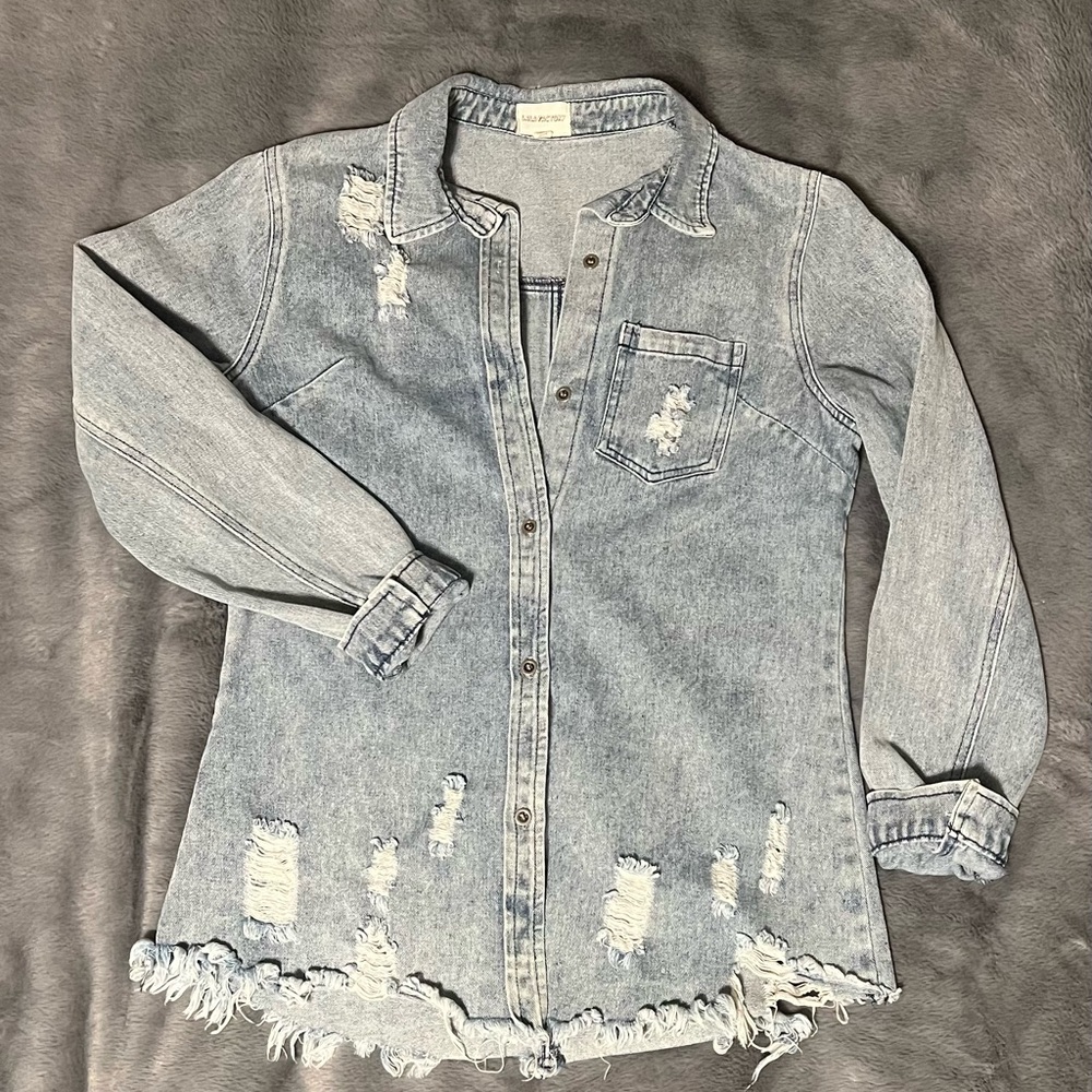 Boutique Denim Shacket